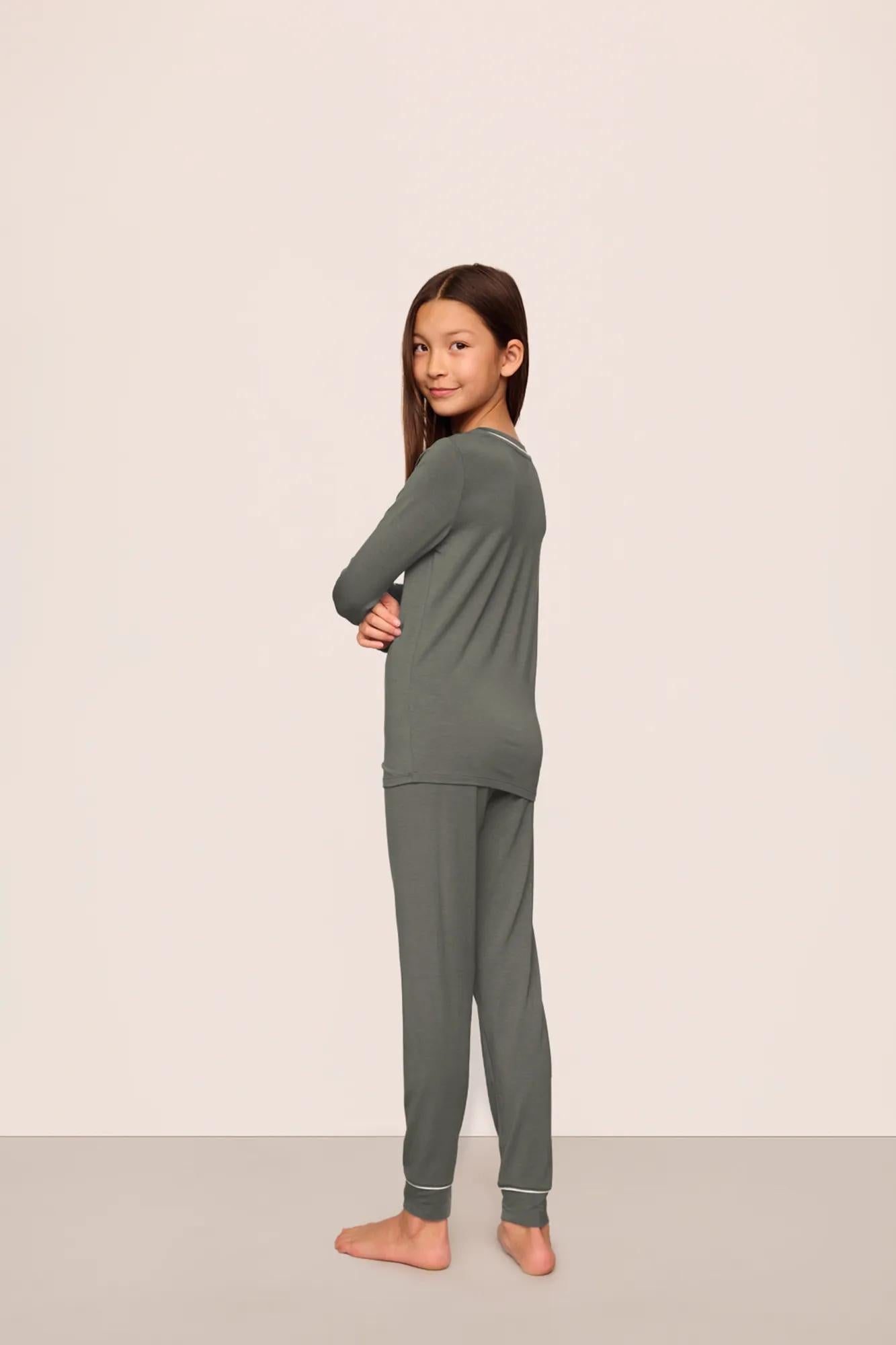 Eberjey Kids TENCEL™ Modal Unisex Long PJ Set