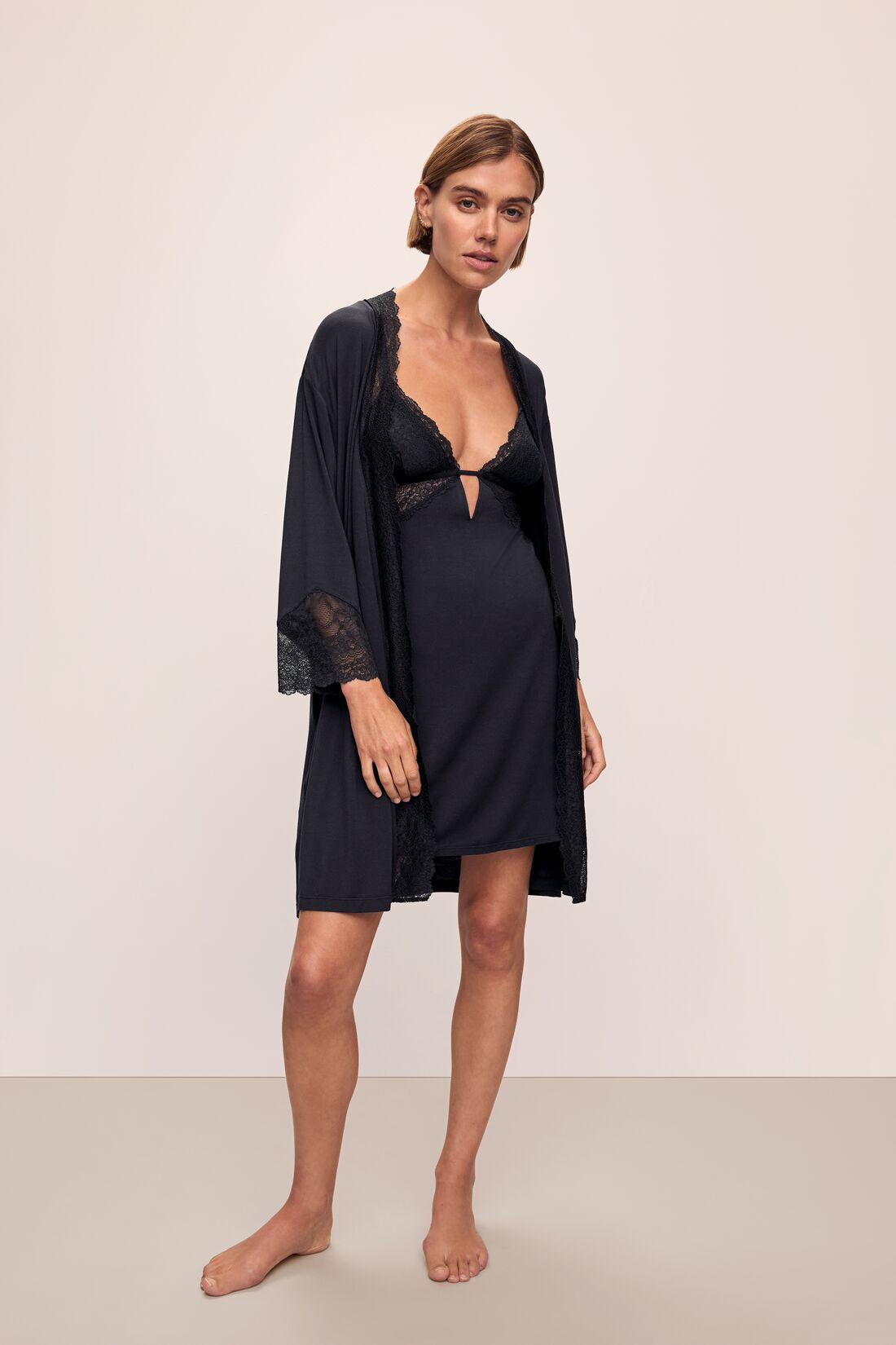 Eberjey Lara TENCEL™ Modal Short Robe