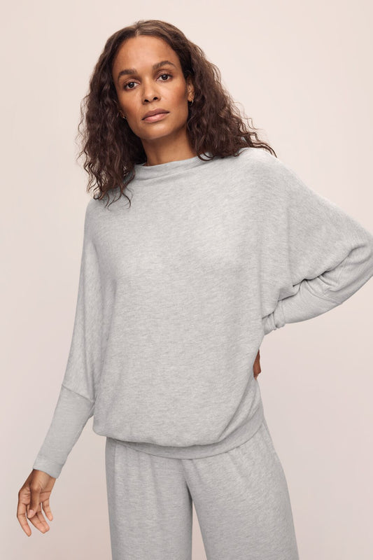 Eberjey Cozy Time Mock Neck Pullover