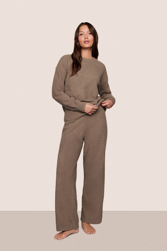 Eberjey Recycled Boucle Crew Neck Pullover