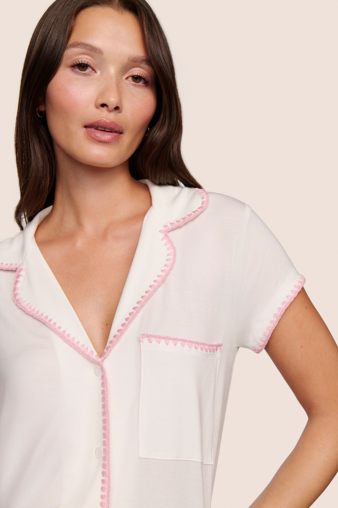 Eberjey Frida TENCEL™ Modal Shortie Short PJ Set