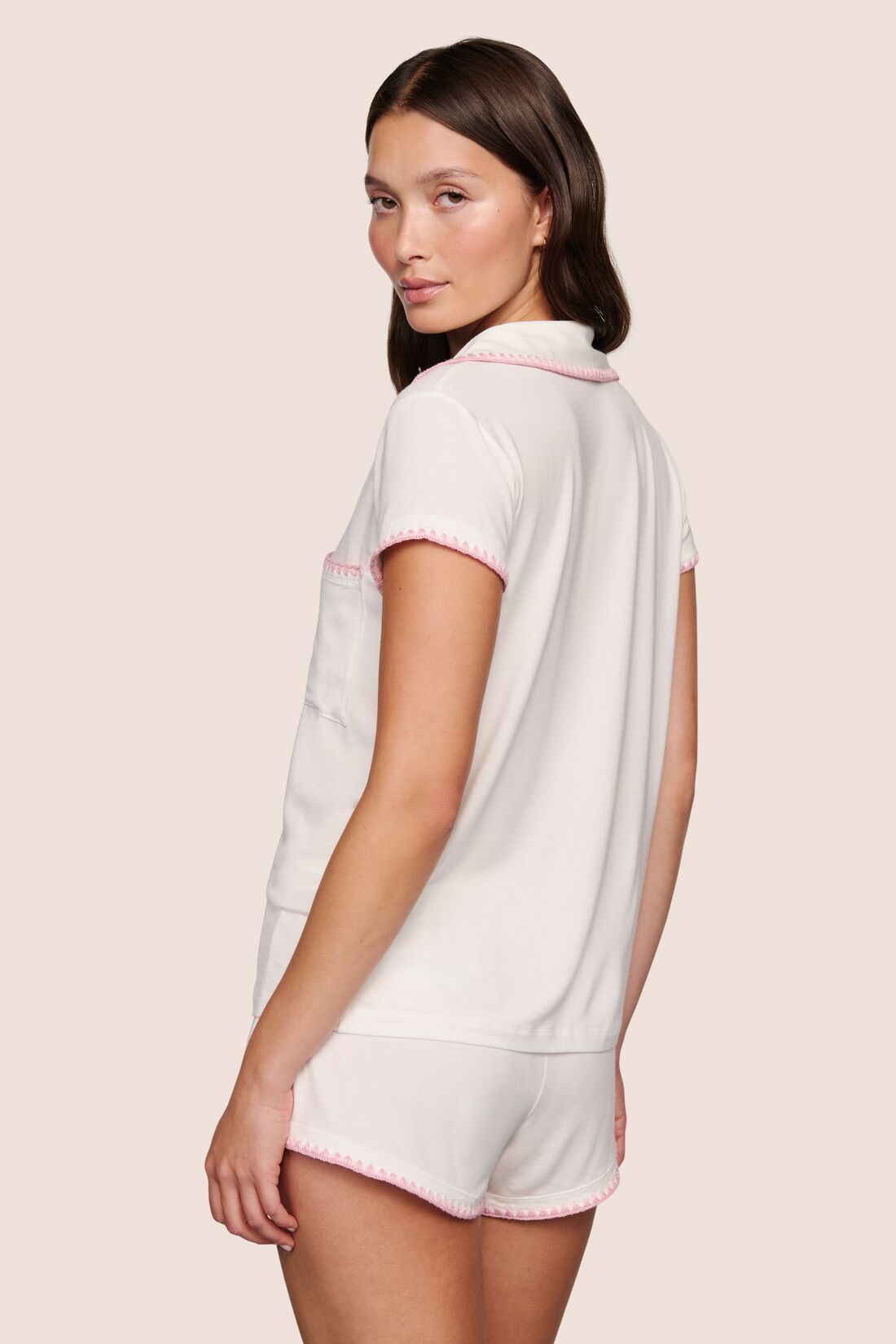 Eberjey Frida TENCEL™ Modal Shortie Short PJ Set