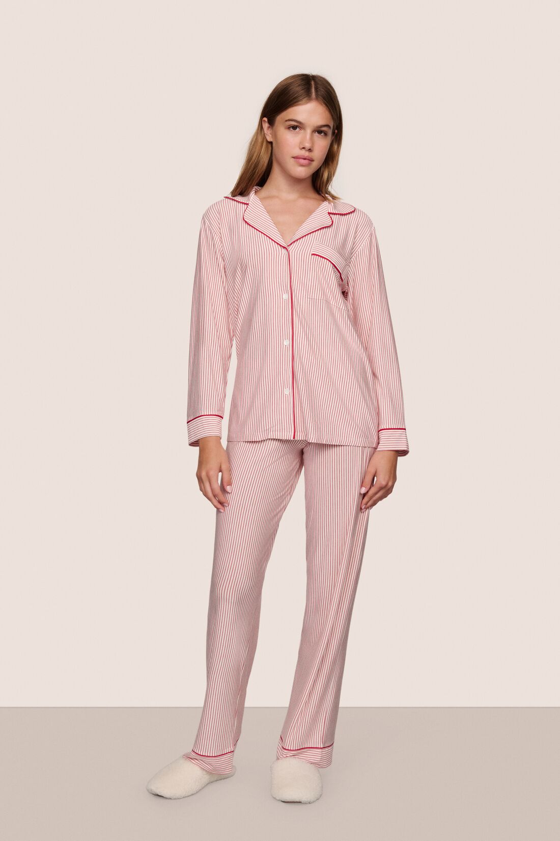 Eberjey Gisele Printed TENCEL™ Modal Long PJ Set