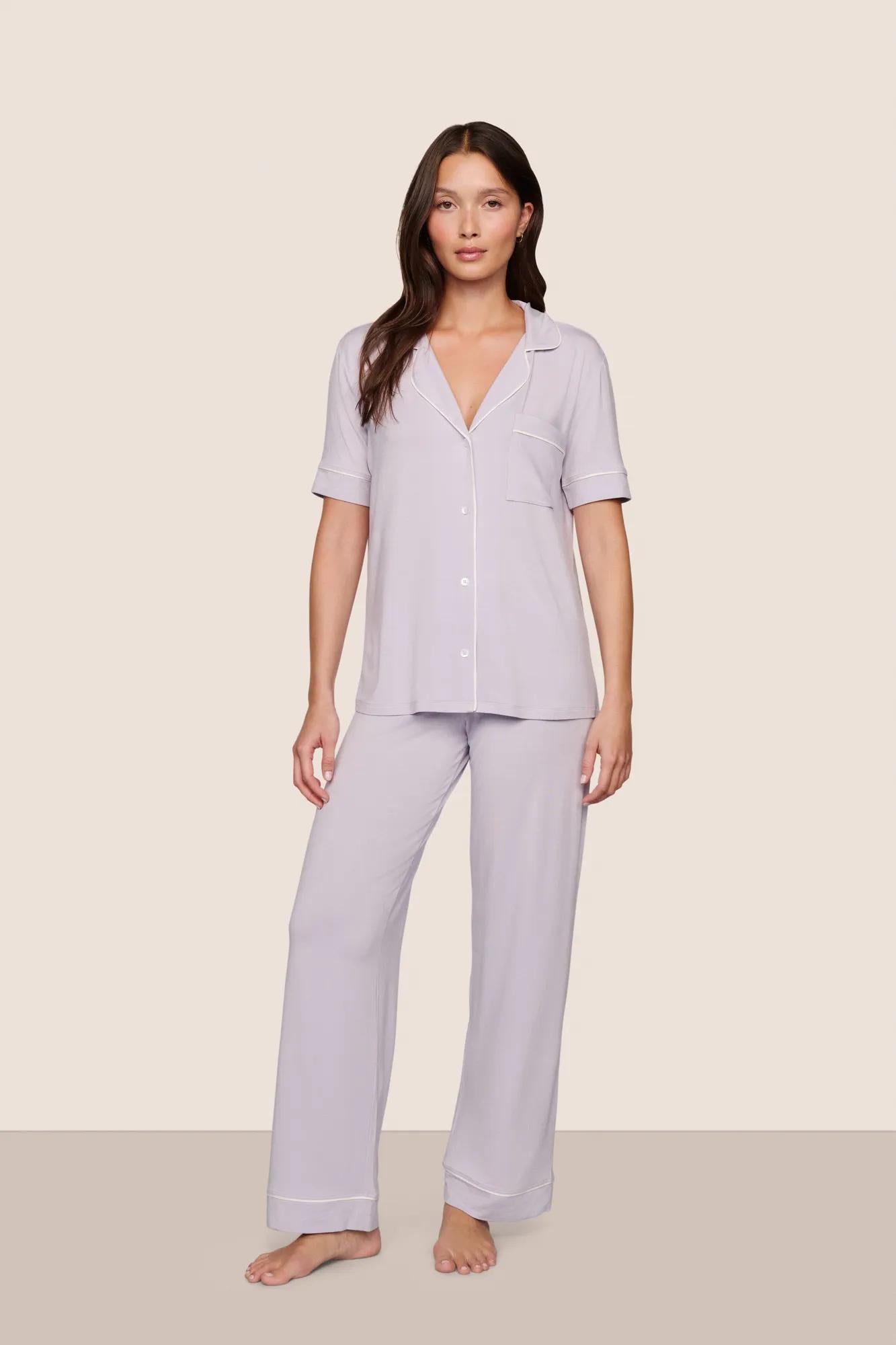 Eberjey Gisele TENCEL™ Modal Short Sleeve & Pant PJ Set