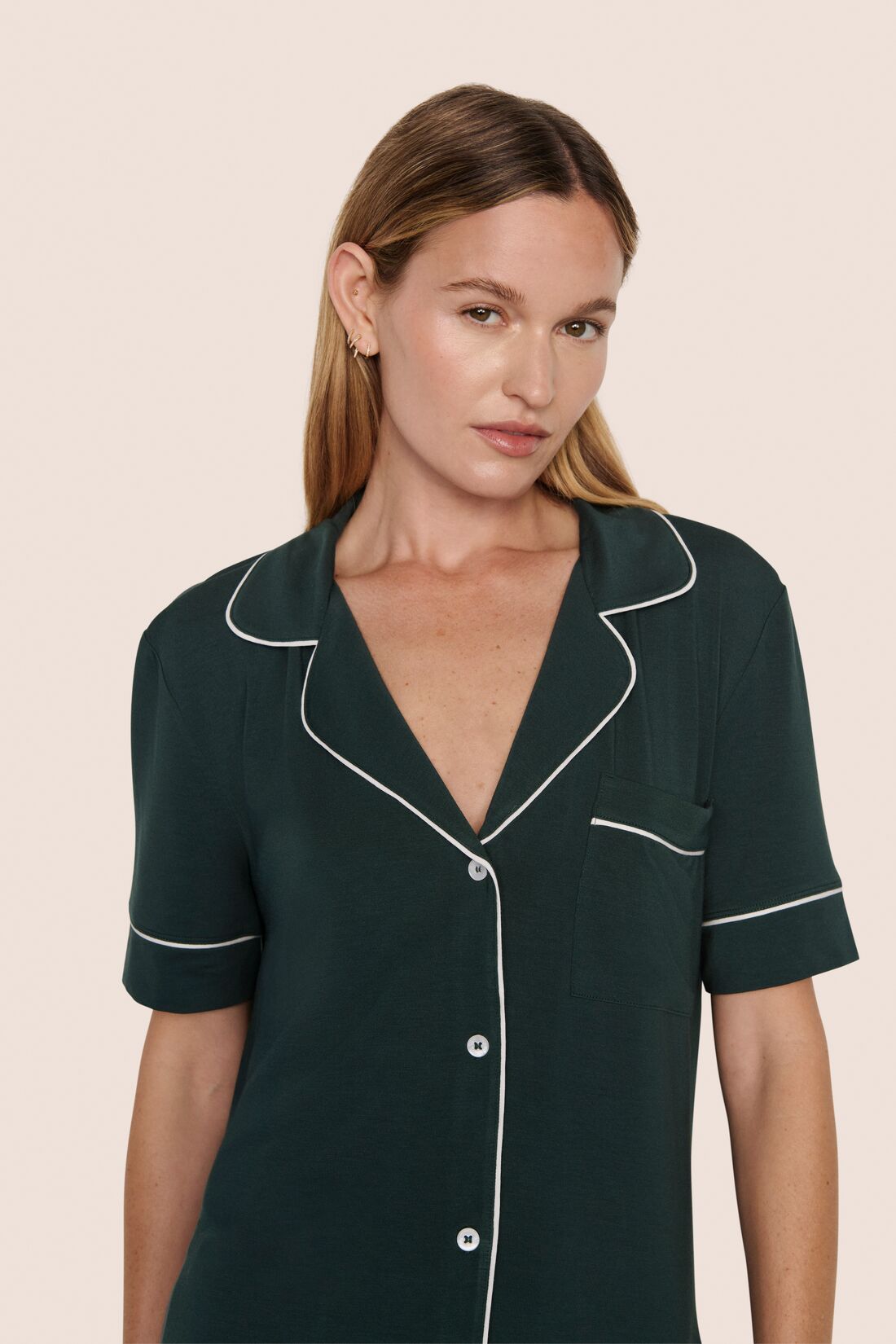 Eberjey Gisele TENCEL™ Modal Short Sleeve & Pant PJ Set