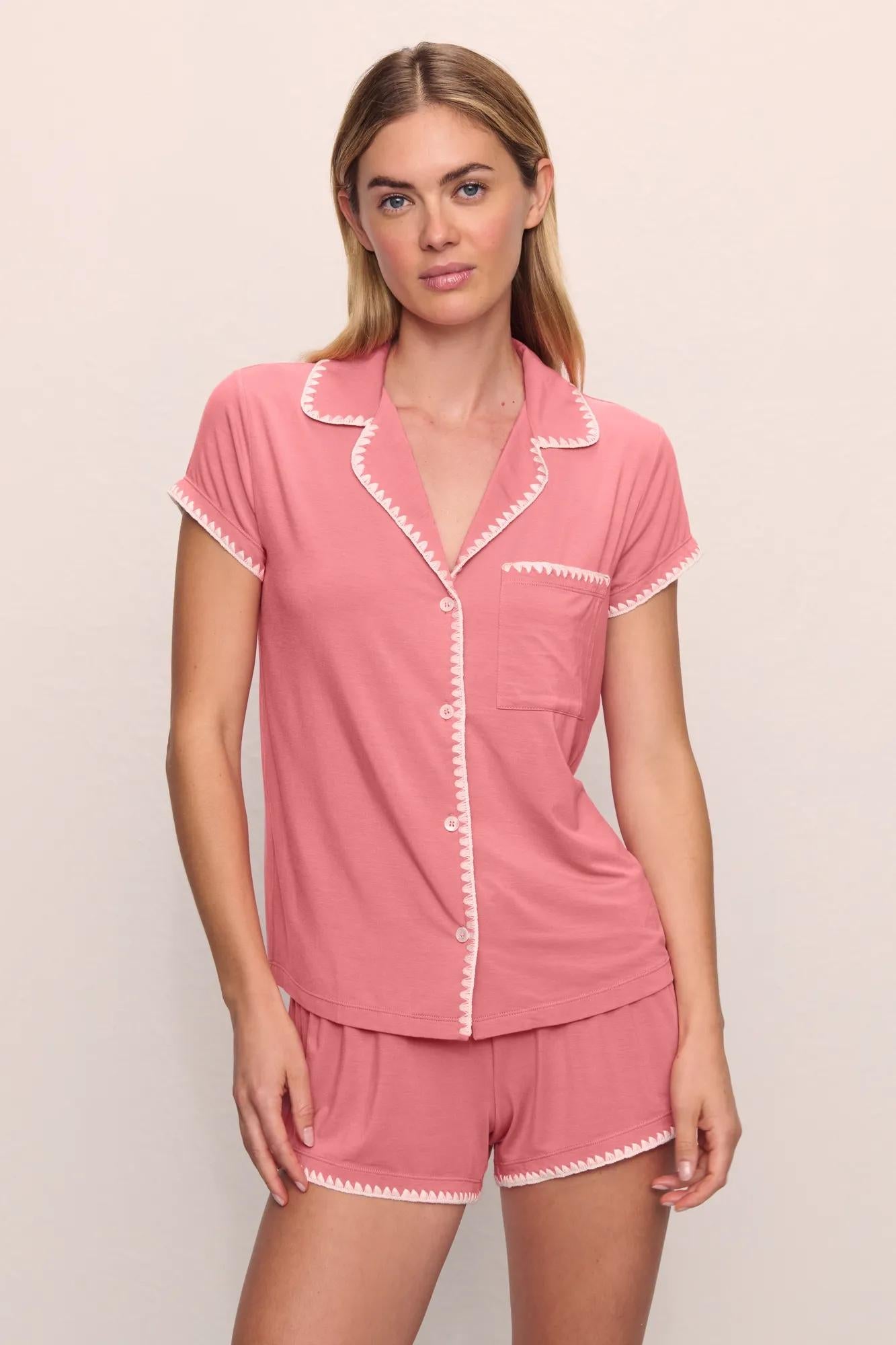 Eberjey Frida TENCEL™ Modal Shortie Short PJ Set