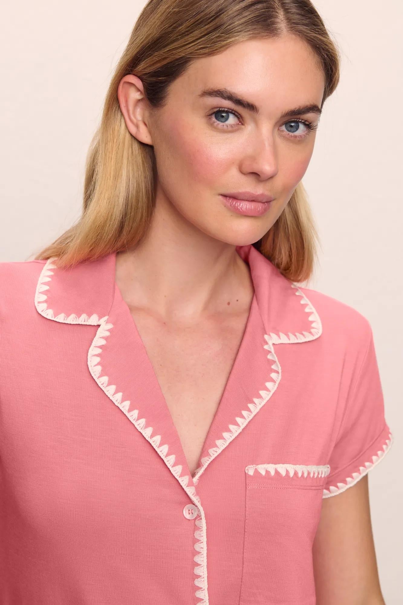 Eberjey Frida TENCEL™ Modal Shortie Short PJ Set