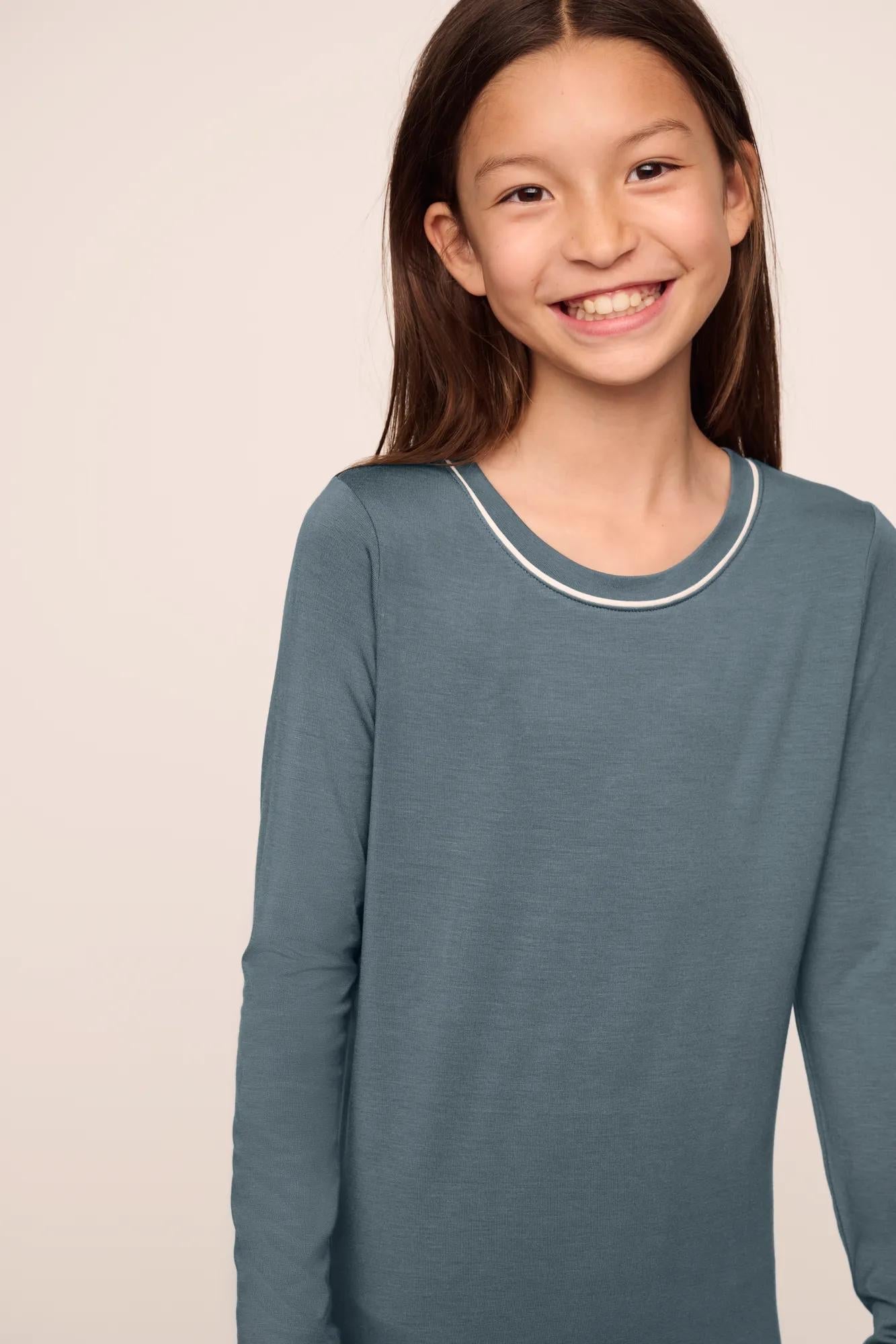 Eberjey Kids TENCEL™ Modal Unisex Long PJ Set