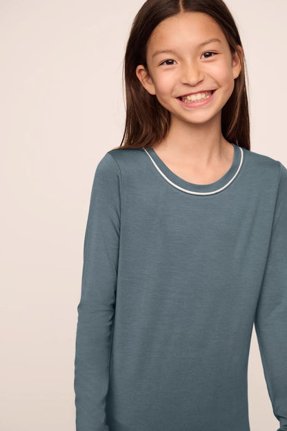 Eberjey Kids TENCEL™ Modal Unisex Long PJ Set