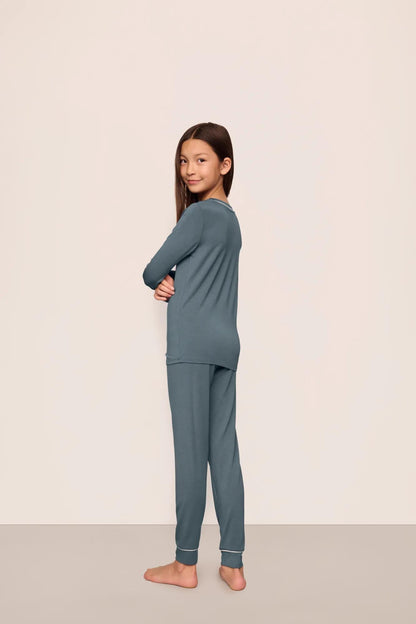 Eberjey Kids TENCEL™ Modal Unisex Long PJ Set