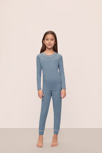Eberjey Kids TENCEL™ Modal Unisex Long PJ Set