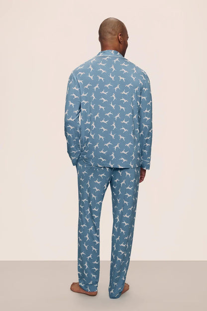 Eberjey William Printed TENCEL™ Modal Long PJ Set