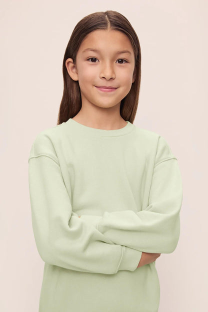 Eberjey Kid's French Terry Sweatshirt and Jogger Set
