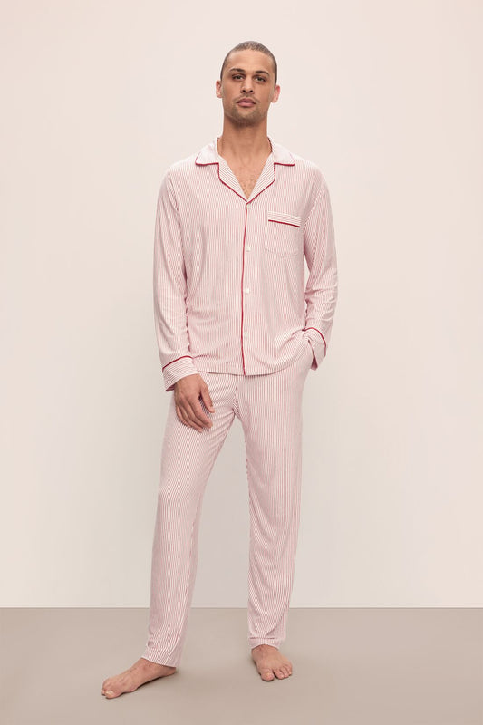 Eberjey William Printed TENCEL™ Modal Long PJ Set