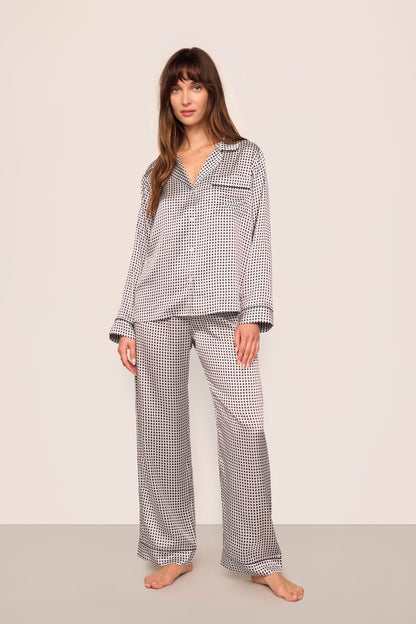 Tile Square Gray Dawn/Navy,X-Small