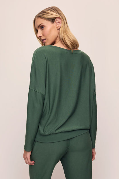 Eberjey Softest Sweats Boat Neck Pullover