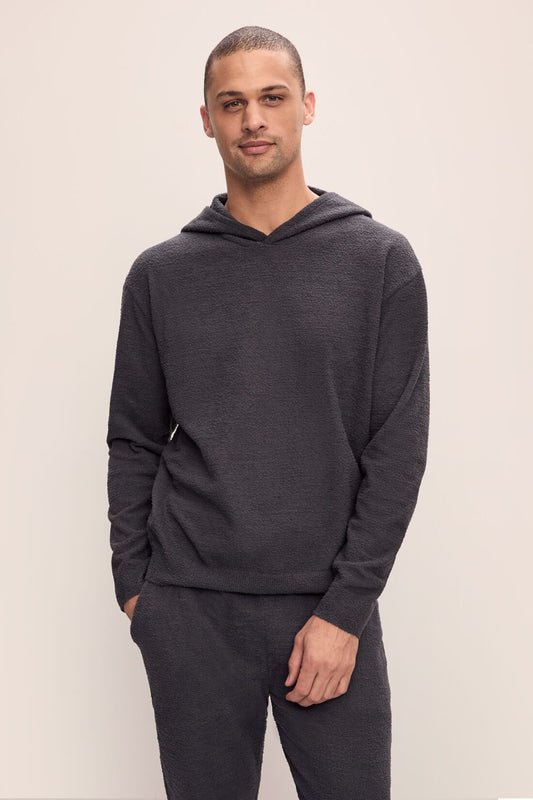 Eberjey Men's Recycled Boucle Hoodie