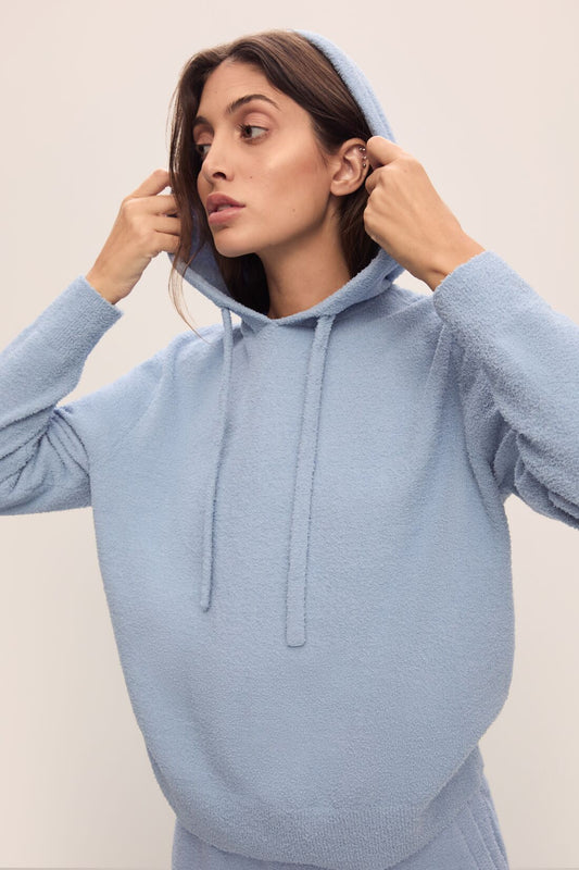Eberjey Recycled Boucle Hoodie