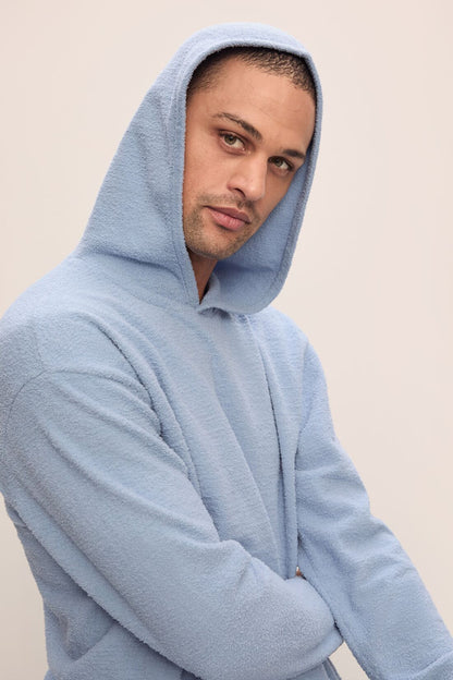 Eberjey Men's Recycled Boucle Hoodie