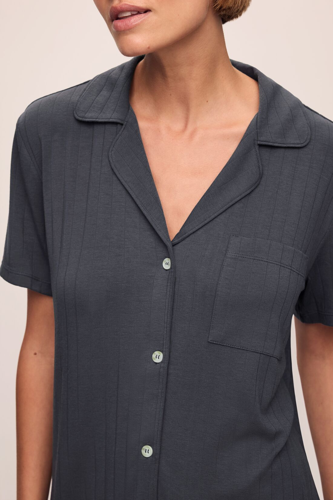 Eberjey Gisele TENCEL™ Modal Rib Relaxed Short PJ Set