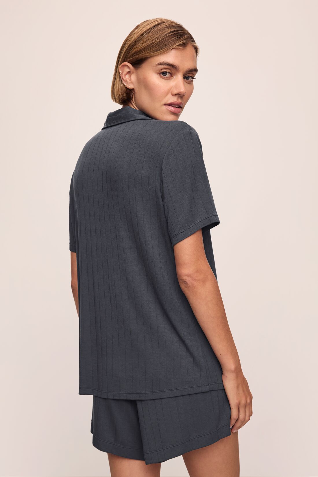 Eberjey Gisele TENCEL™ Modal Rib Relaxed Short PJ Set