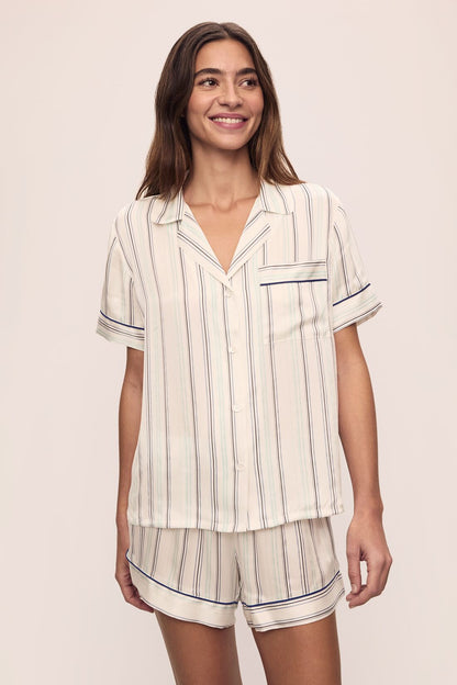 Serene Stripe Navy/Navy,X-Small