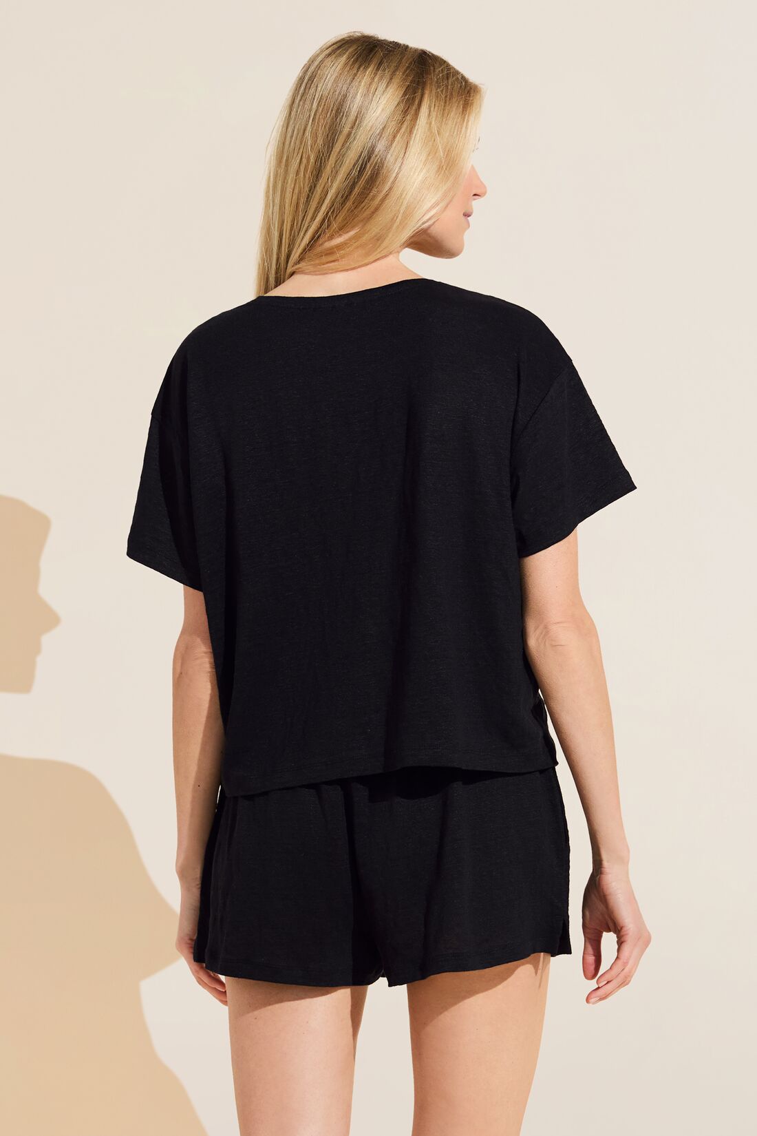 Eberjey Organic Linen Knit Short Sleeve T-Shirt