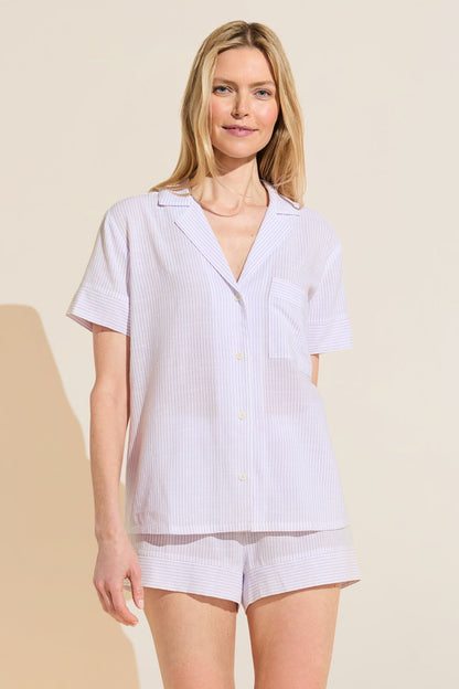 Eberjey Nautico Shortie Short PJ Set