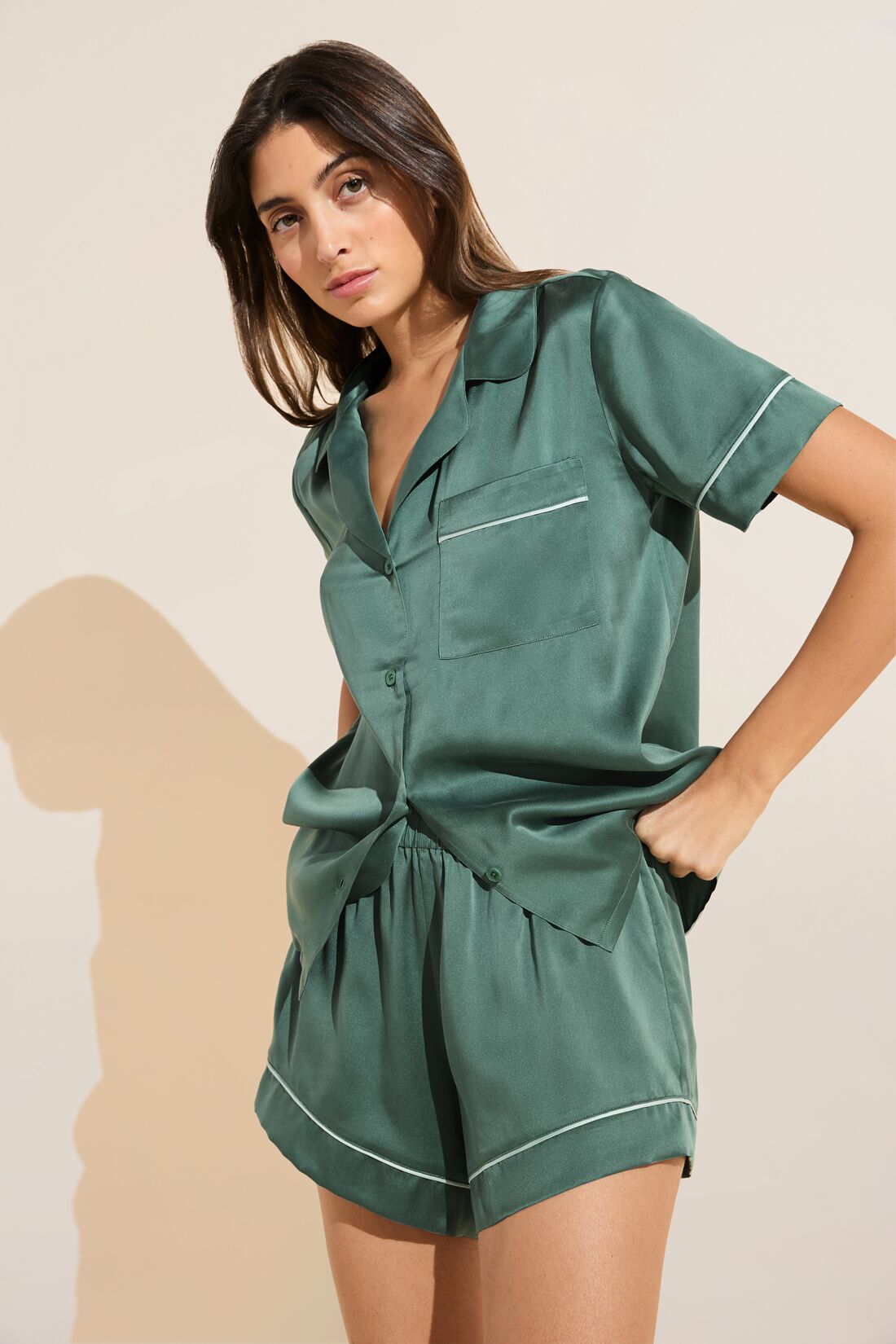 Eberjey Inez Washable Silk Short PJ Set